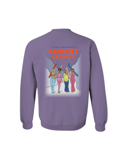 Real Housewives - Heavyweight Lavender Crewneck
