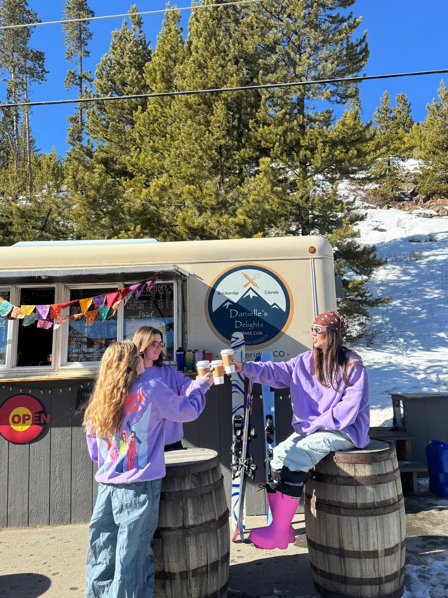 Real Housewives - Heavyweight Lavender Crewneck