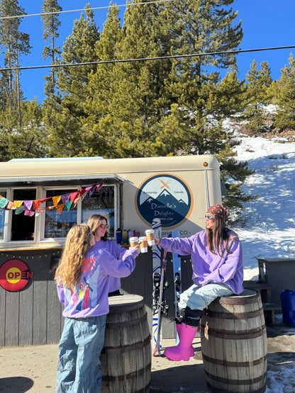 Real Housewives - Heavyweight Lavender Crewneck