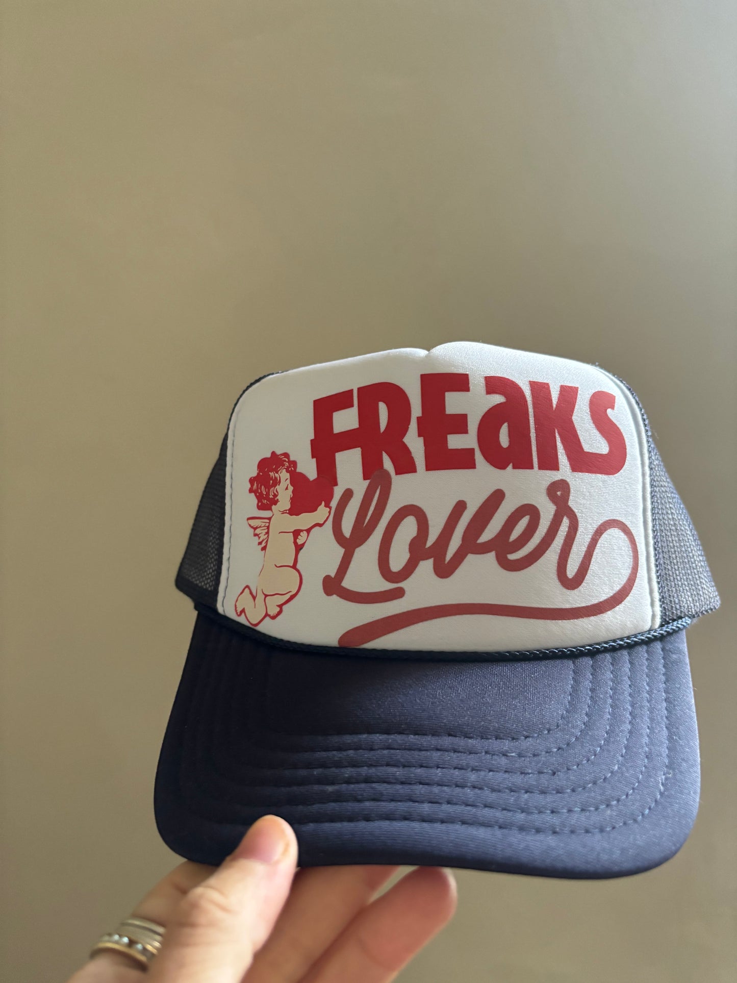 Freaks Cherub - Black/White Foam Trucker Hat