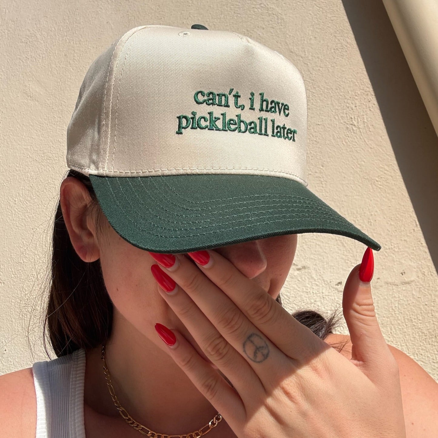 Can't, I Have Pickleball Later Vintage Hat