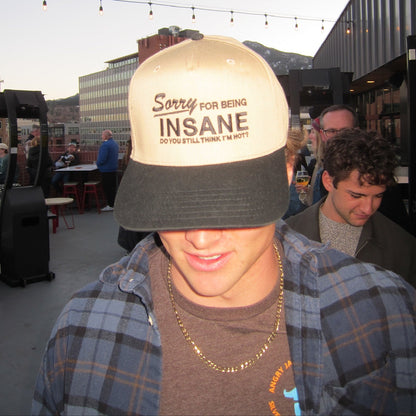 "Sorry For Being Insane" Vintage Trucker Hat