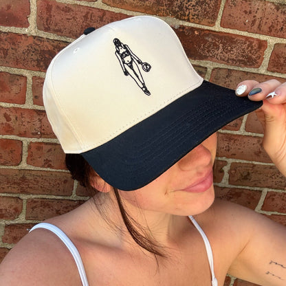 Pickleball Bikini Girl Vintage Hat