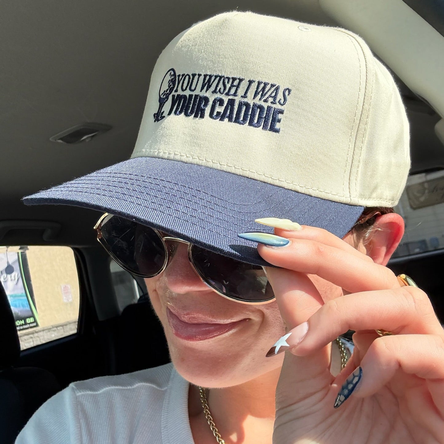 You Wish I Was Your Caddie Vintage Hat