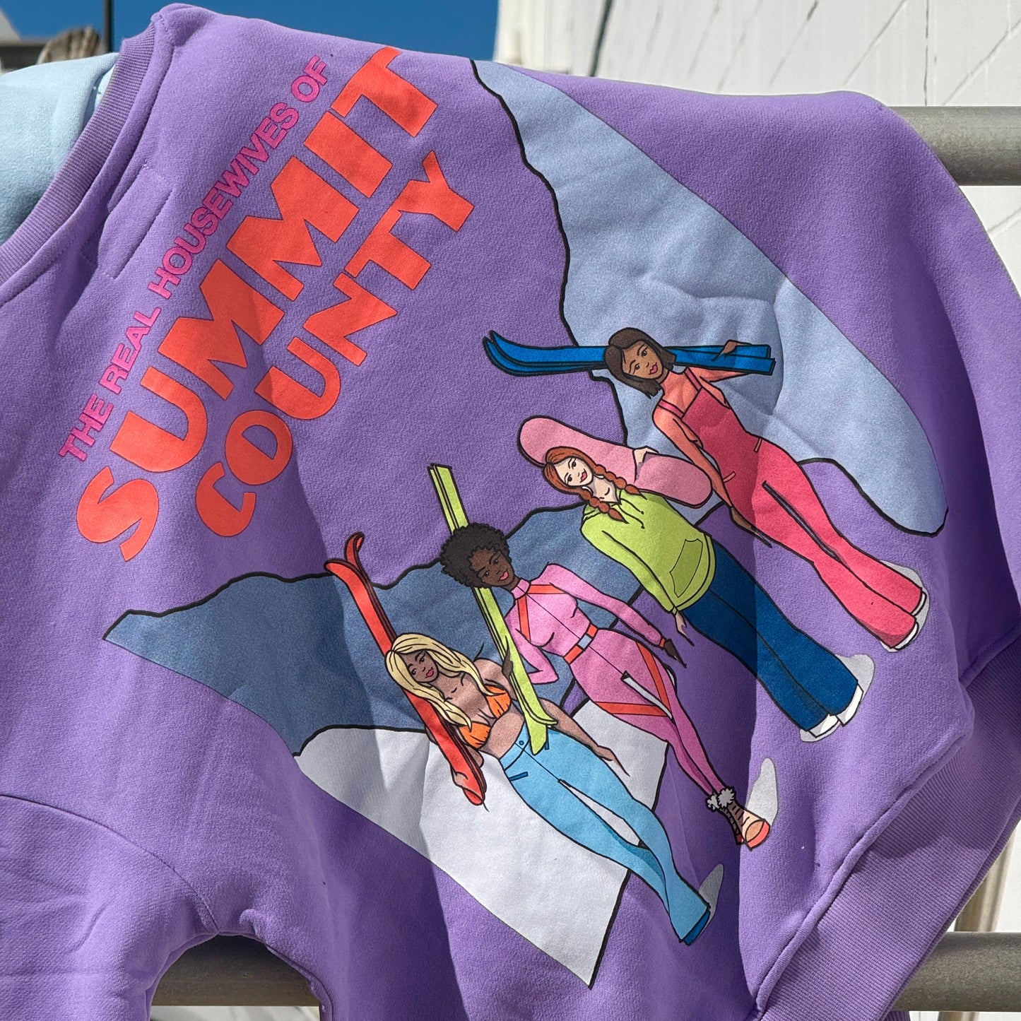 Real Housewives - Heavyweight Lavender Crewneck