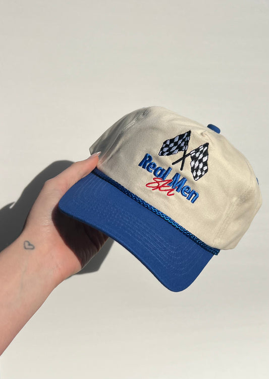 "Real Men Ski" Vintage Trucker Hat