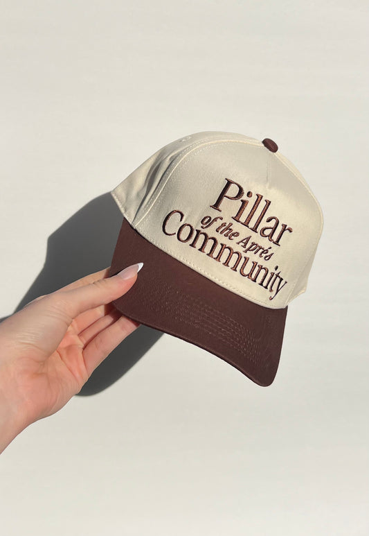 “Pillar Of The Apres Community” Vintage Trucker Hat