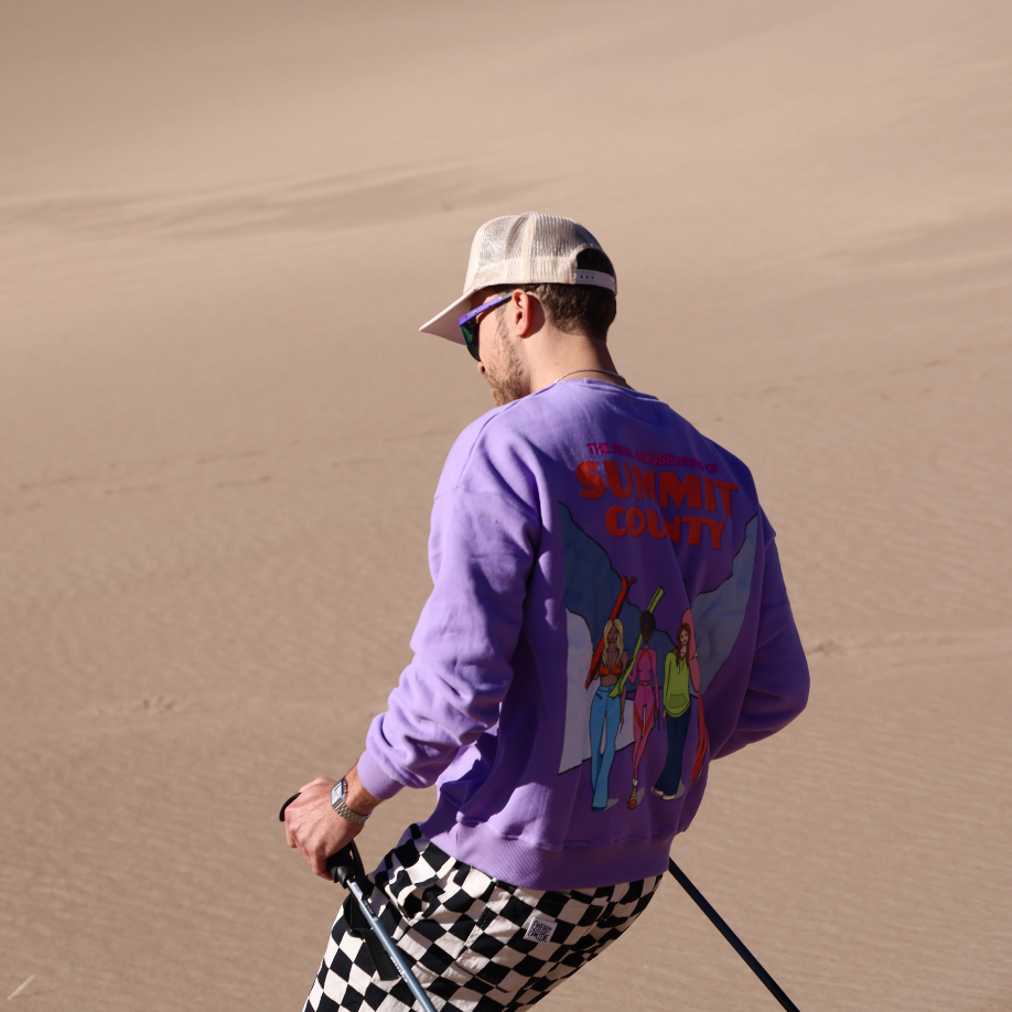 Real Housewives - Heavyweight Lavender Crewneck