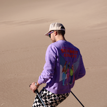 Real Housewives - Heavyweight Lavender Crewneck