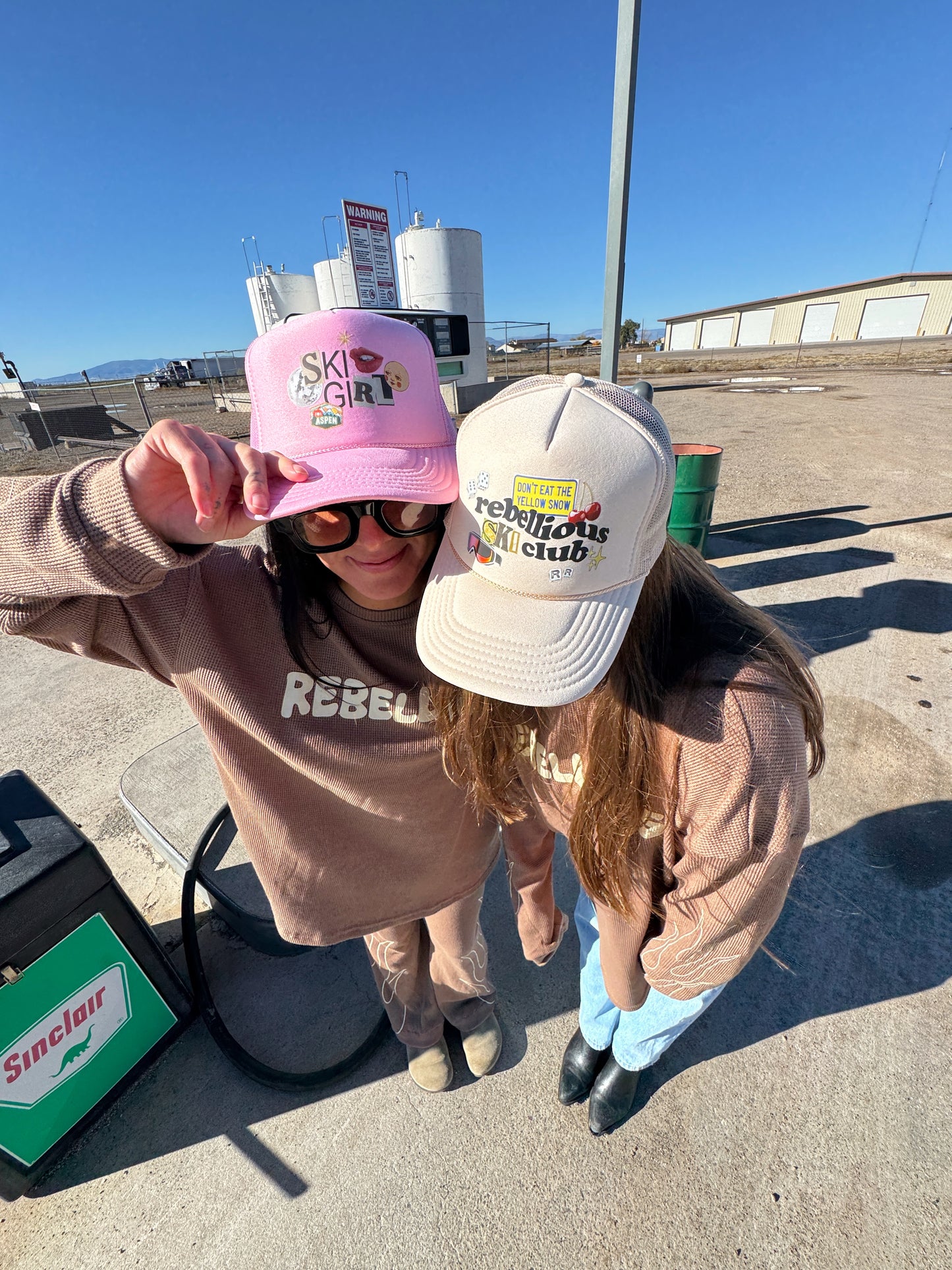 Rebellious Ski Club - Cream Foam Trucker Hat
