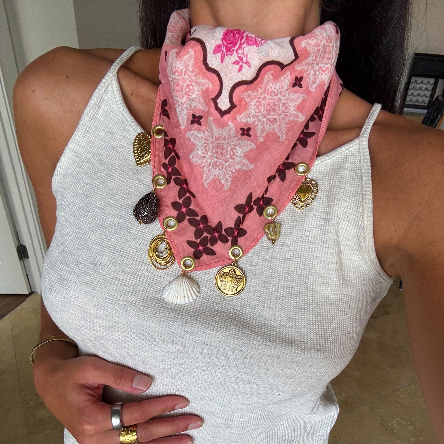 The Romantic Bandana Necklace