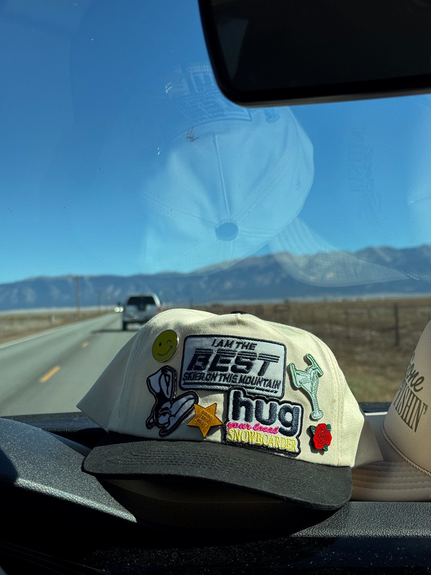 Multi Patch - Vintage Unstructured Hat