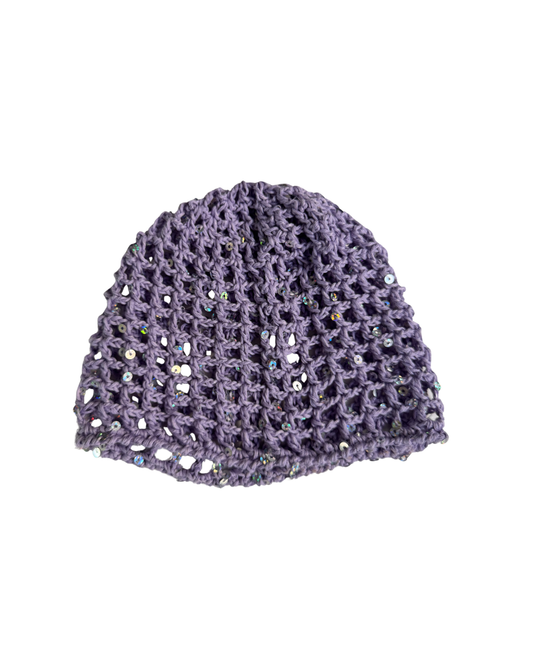 El Mar Violeta Crochet Cap