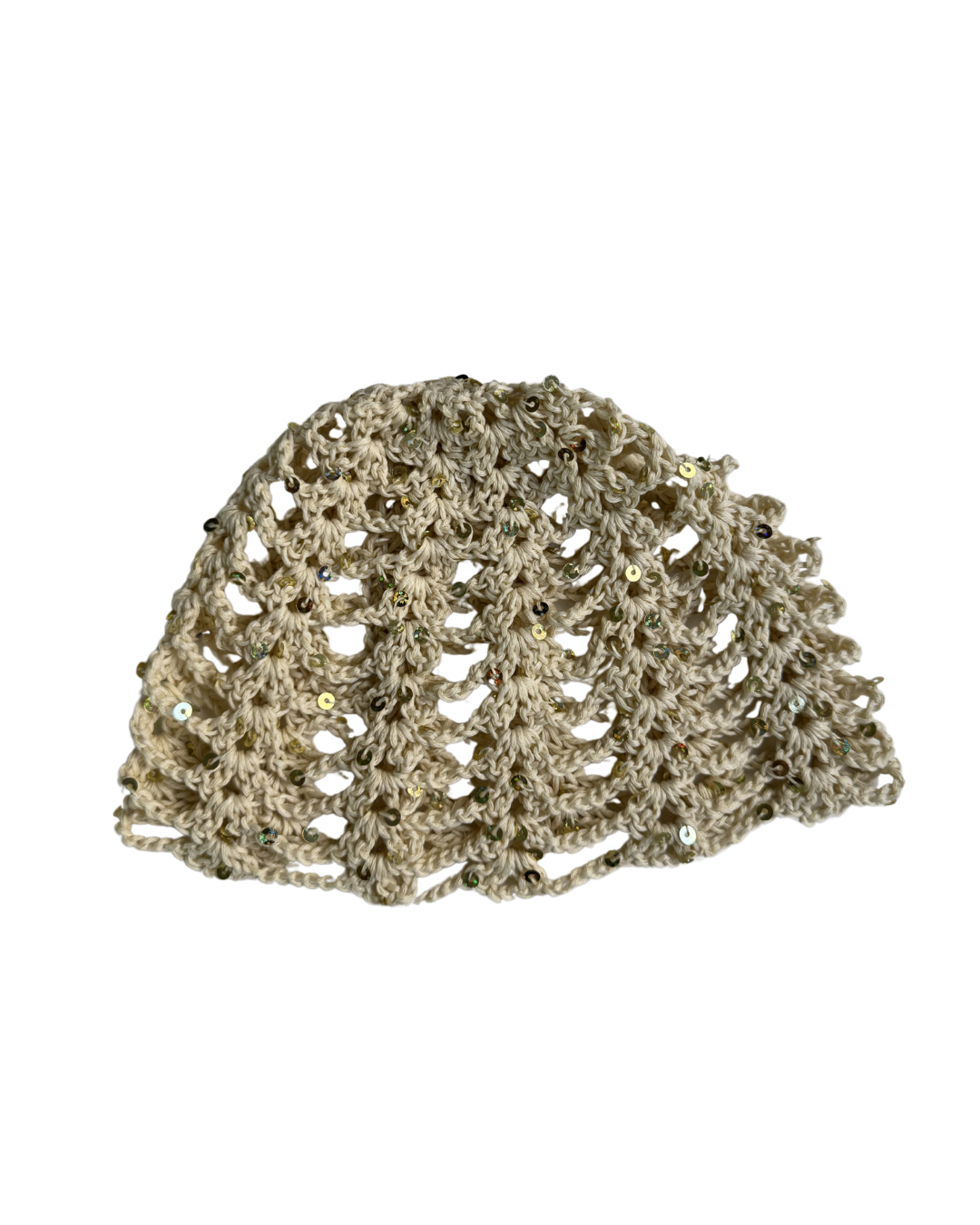 El Mar Crema Crochet Cap