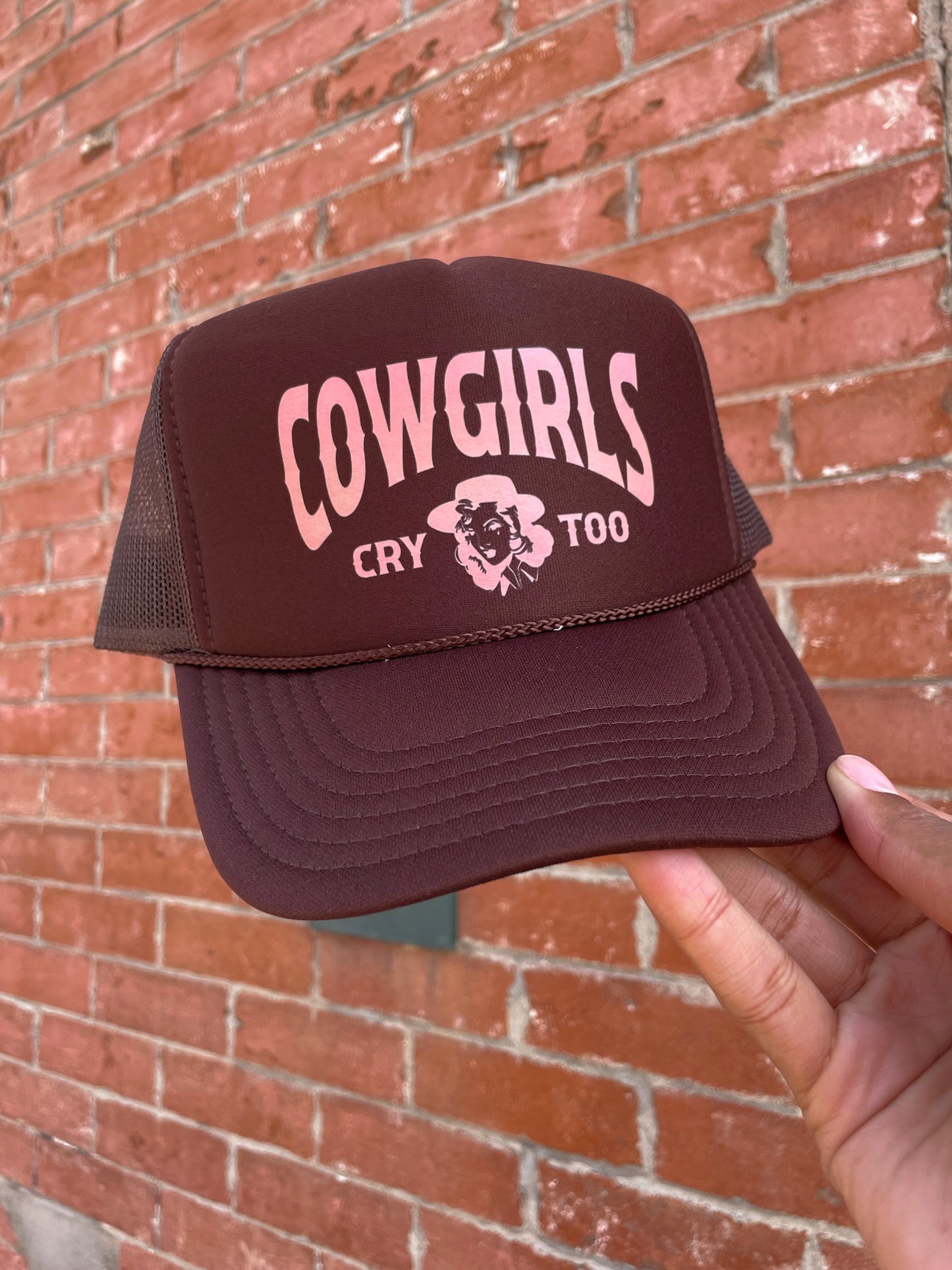 "Cowgirls Cry Too" Trucker Hat