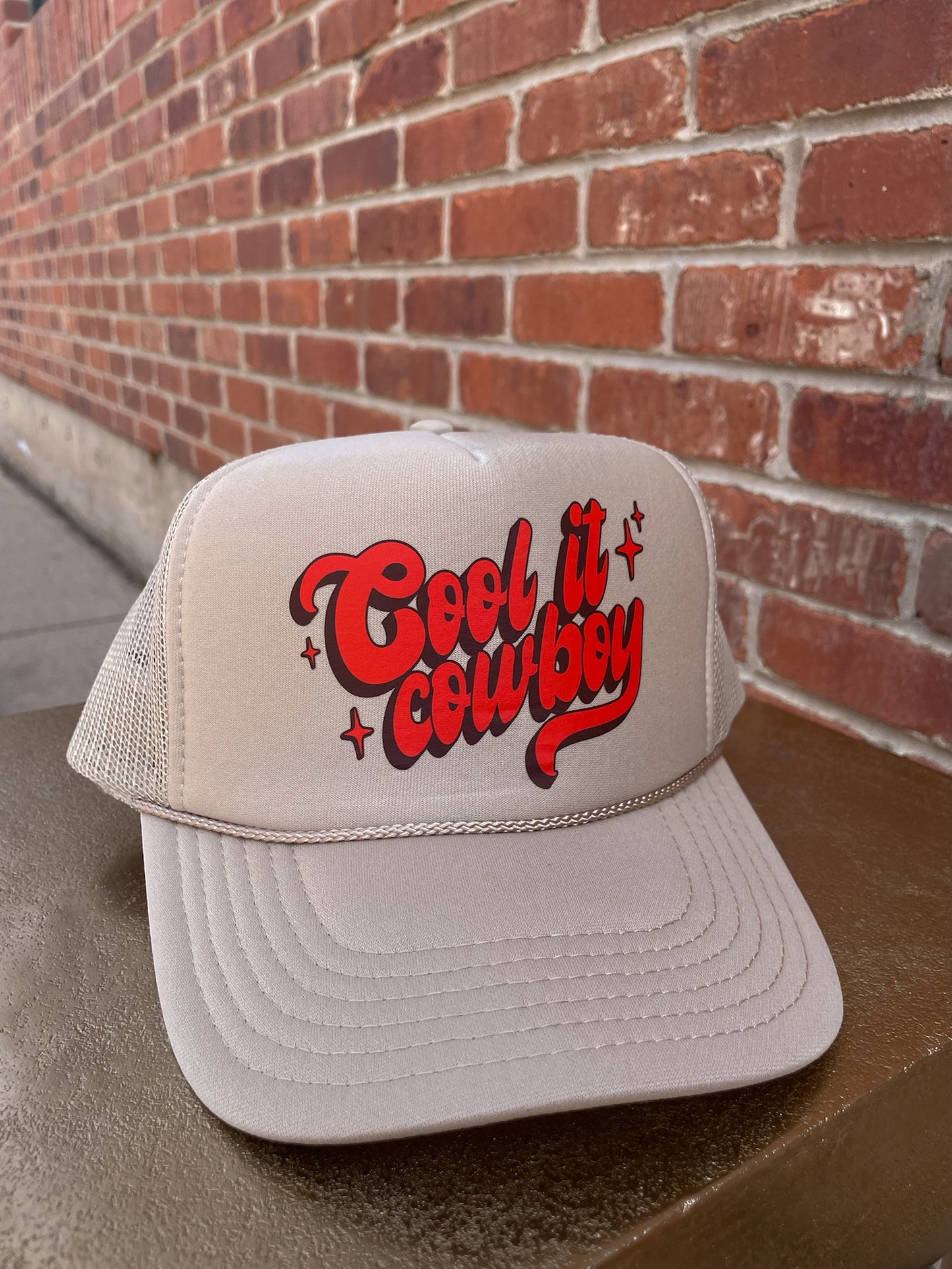 "Cool It Cowboy" Trucker Hat