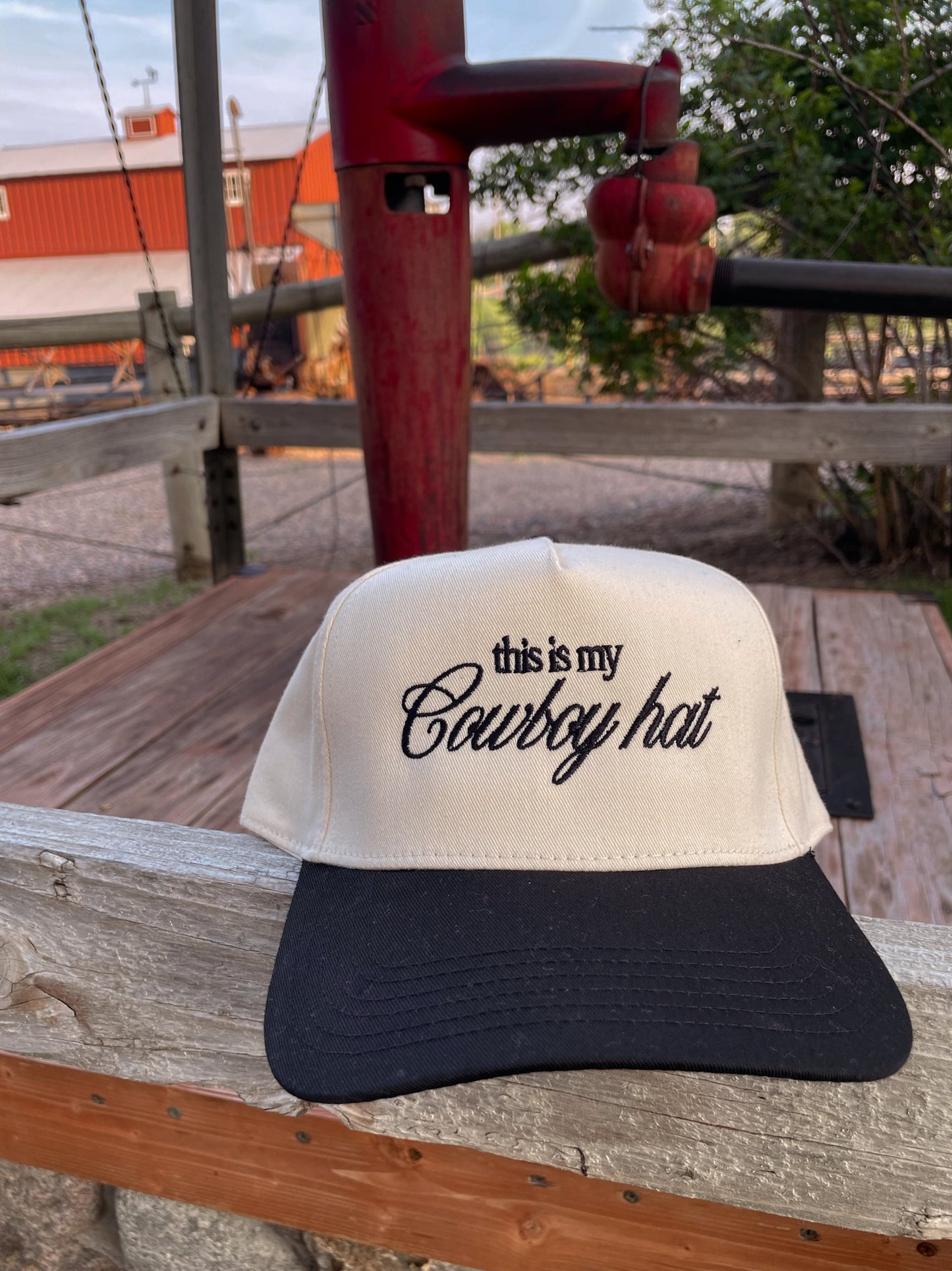 "This Is My Cowboy Hat" Vintage Trucker Hat