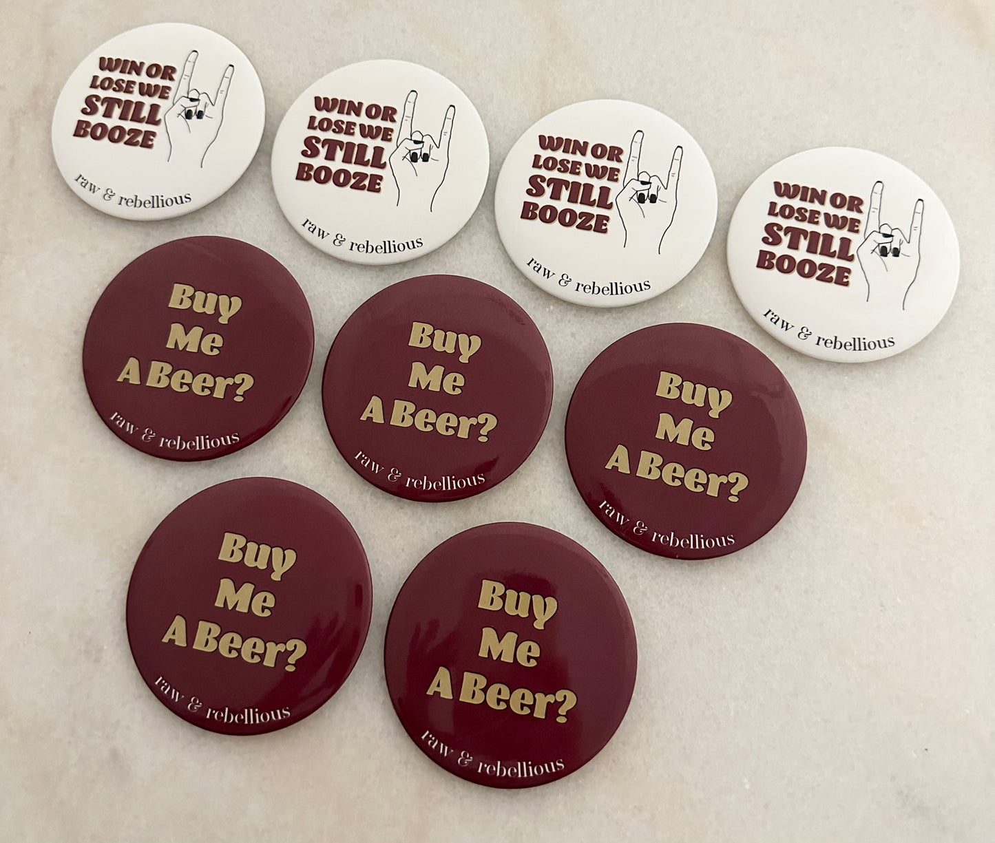 Imperfect Gameday Button Set 18