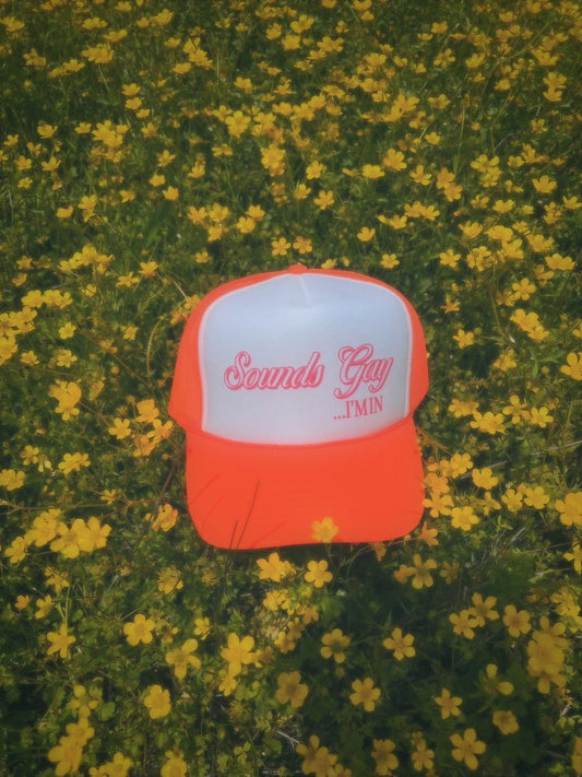 "Sounds Gay, I'm In" Trucker Hat