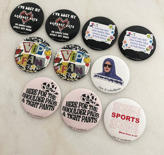 Imperfect Gameday Button Set 12