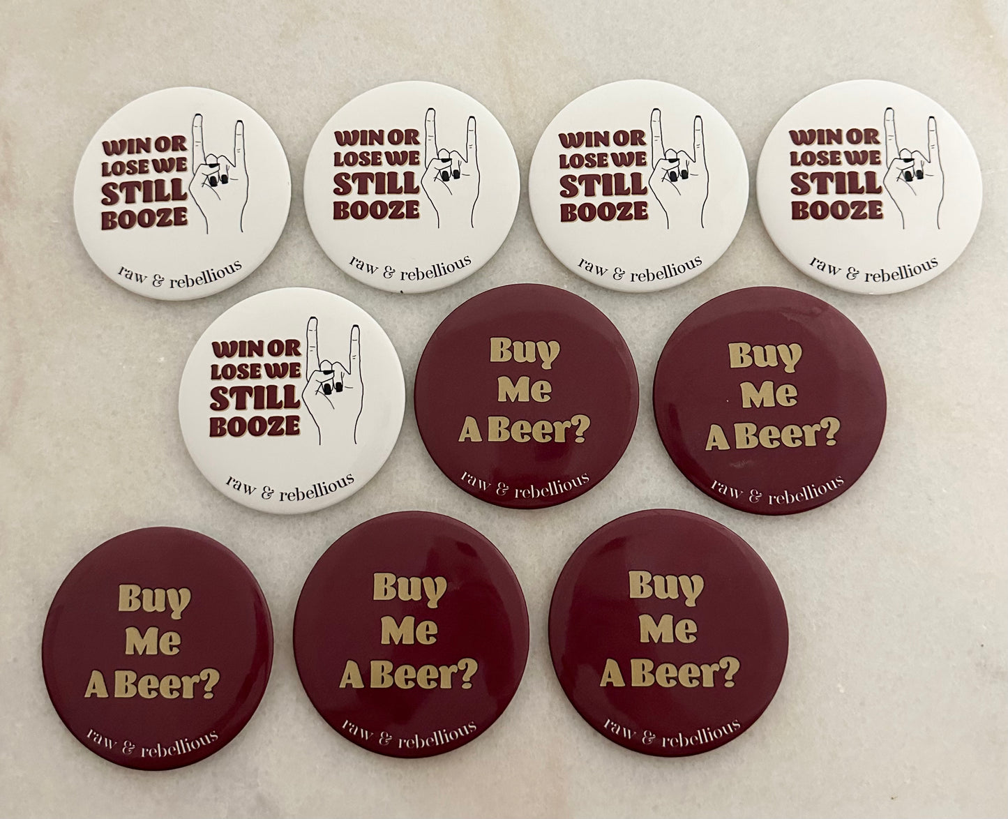 Imperfect Gameday Button Set 17