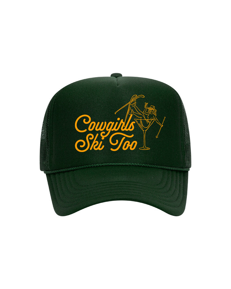 Cowgirls Ski - Forrest Foam Trucker Hat