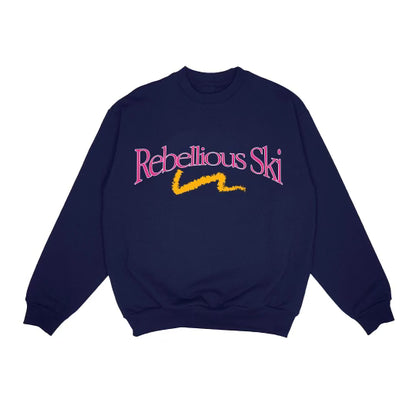 “No Friends On Powder Days” Crewneck