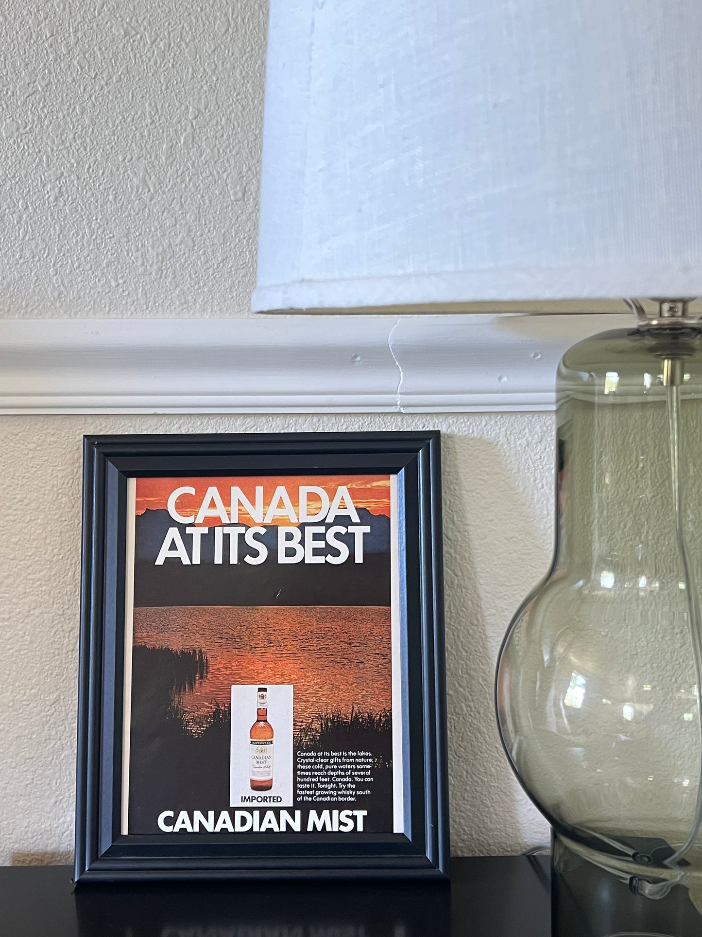 Vintage Canadian Mist Whiskey Ad