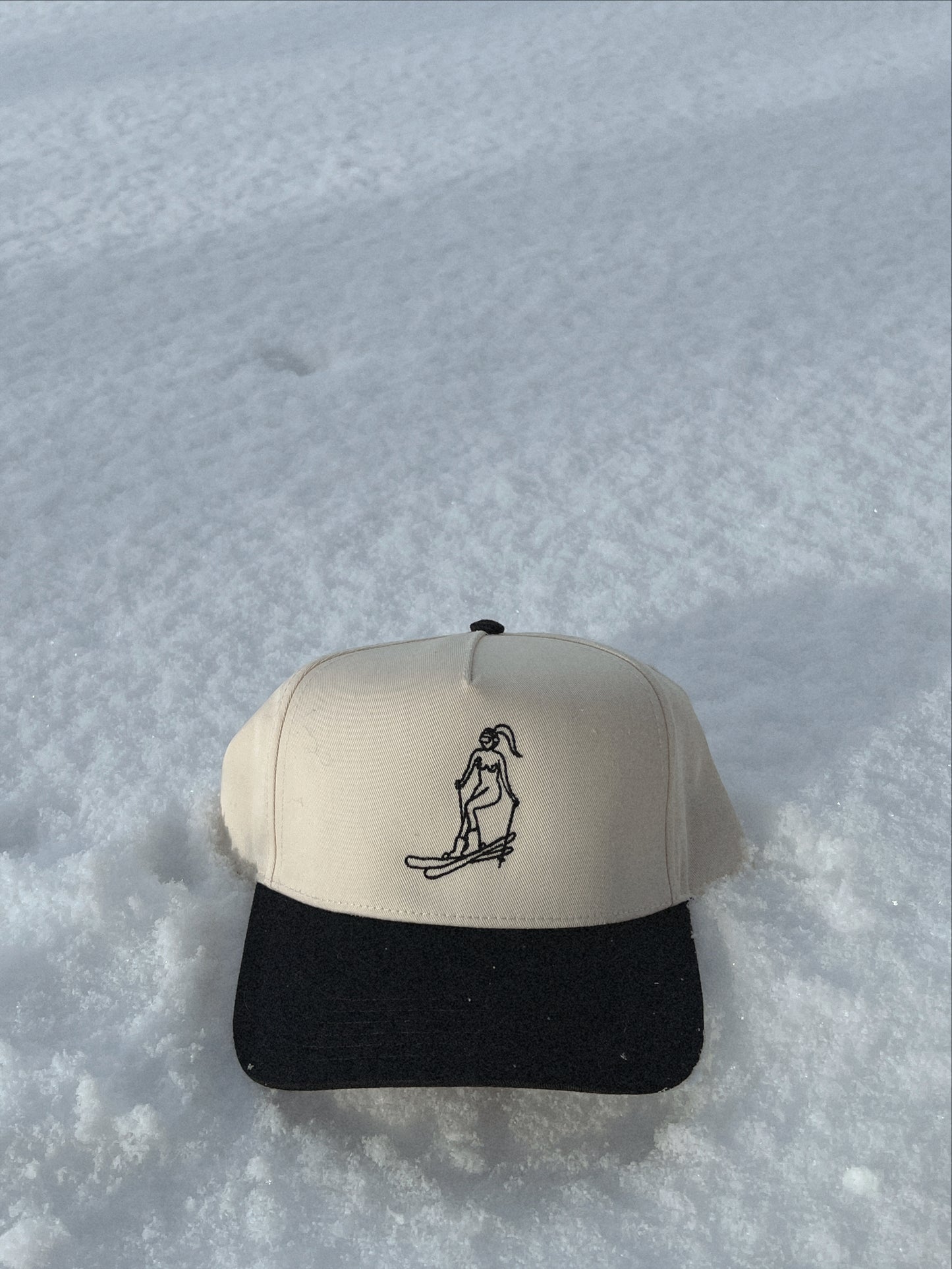 "Ski Girl” Vintage Trucker Hat