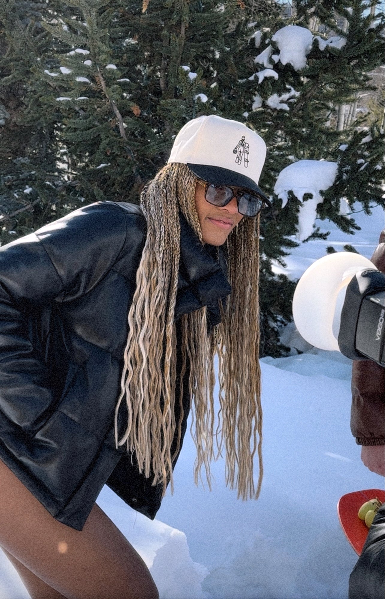 “Snowboard Girl” Vintage Trucker Hat