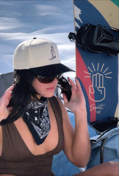 "Ski Girl” Vintage Trucker Hat