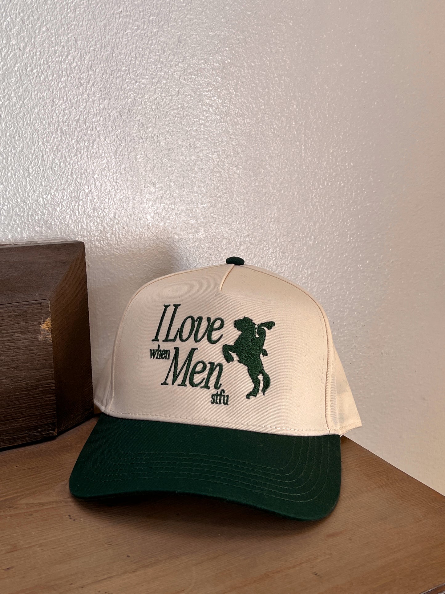 "I Love Men" Vintage Trucker Hat